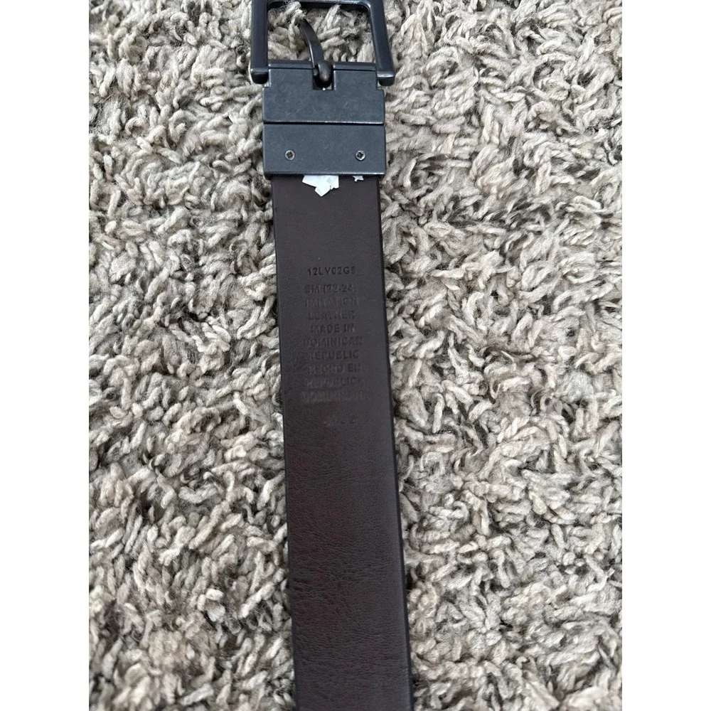 Levi's Boys Brown Black Belt‎ Size Small (22-24)